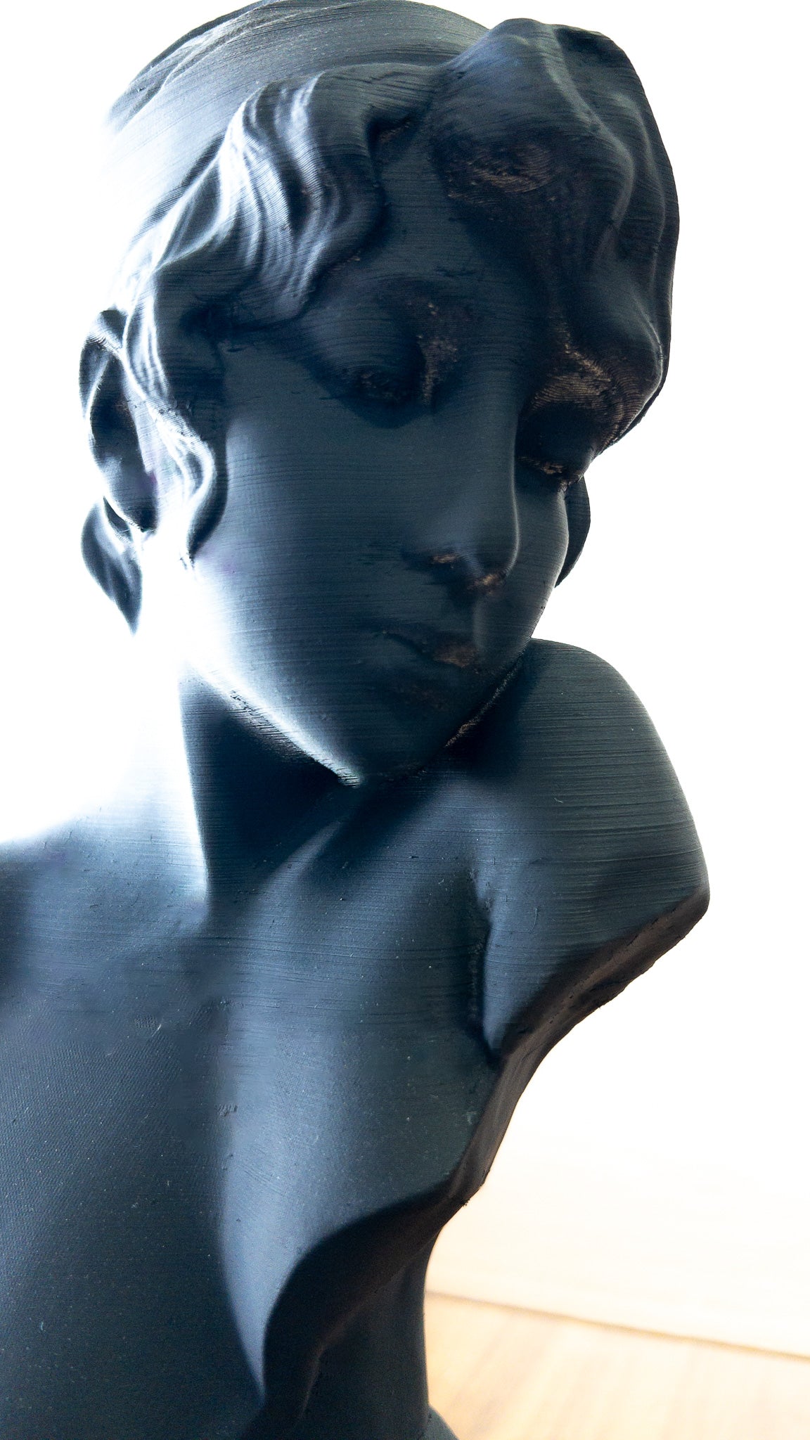 Bust of Sappho 3d Printed greek Bust Home decor art