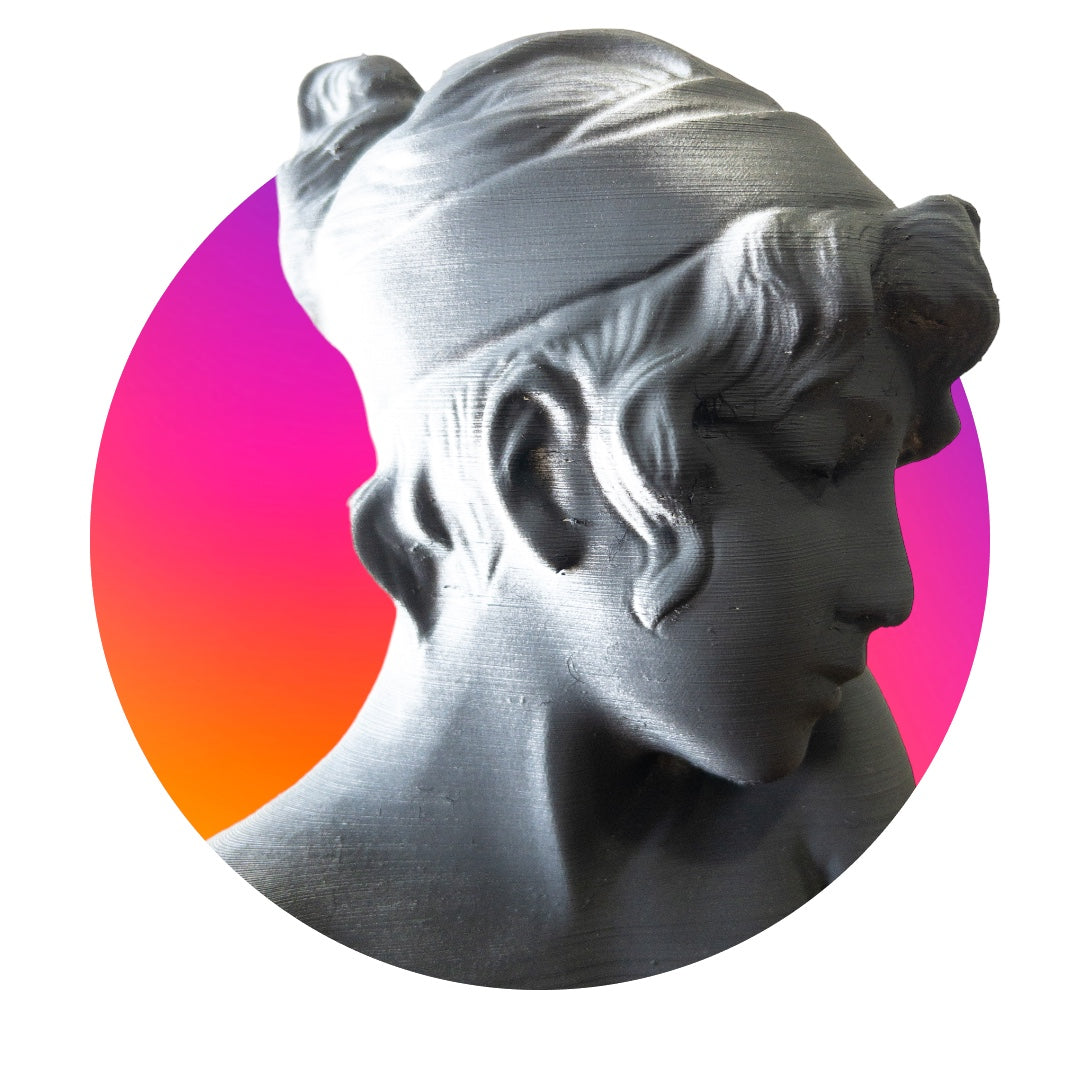 Bust of Sappho 3d Printed greek Bust Home decor art