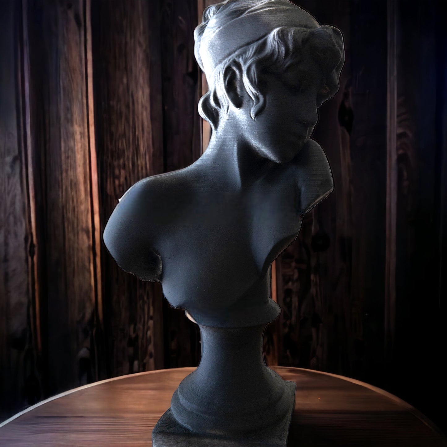 Bust of Sappho 3d Printed greek Bust Home decor art