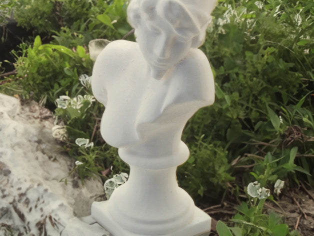 Bust of Sappho 3d Printed greek Bust Home decor art